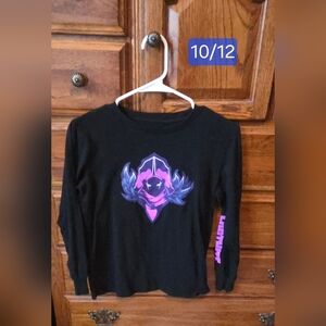 Stylish Black and Pink Long Sleeve Kids' Shirt